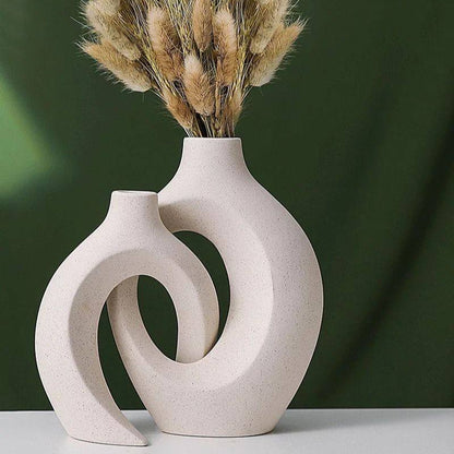 Abstract Nordic Ceramic Vase