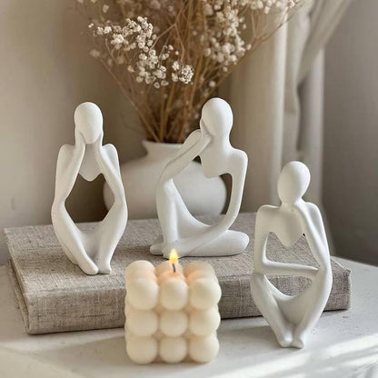 Luxury Abstract Sculpture - Set of 3