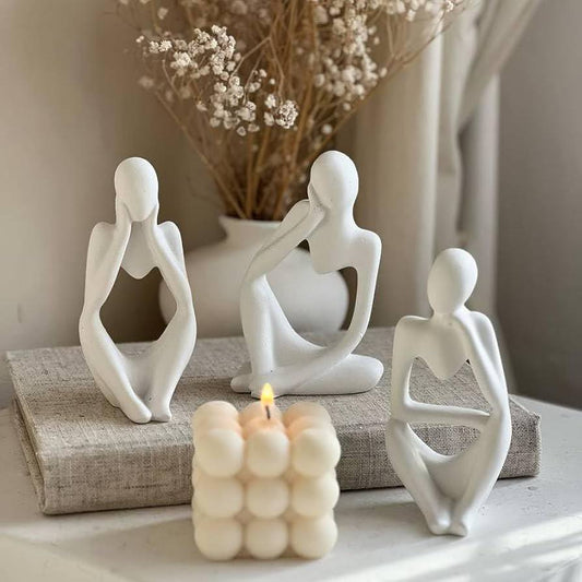 Luxury Abstract Sculpture - Set of 3