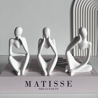 Luxury Abstract Sculpture - Set of 3