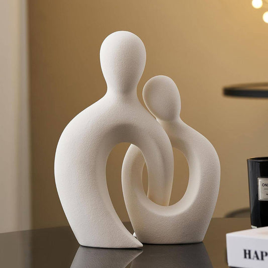 Minimalist Couple Statue
