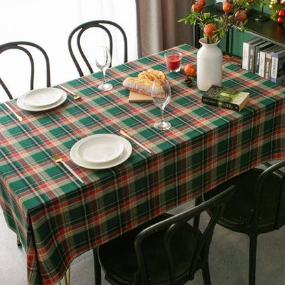 Stylish Checkered Tablecloth