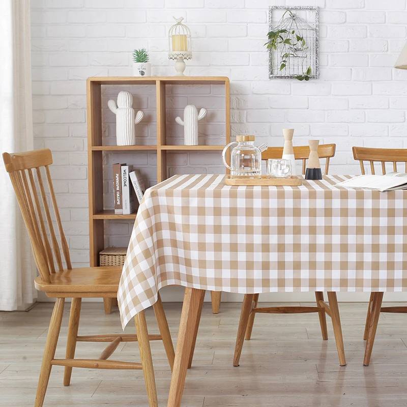 Stylish Checkered Tablecloth