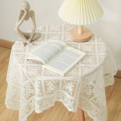 Vintage Lace Tablecloth