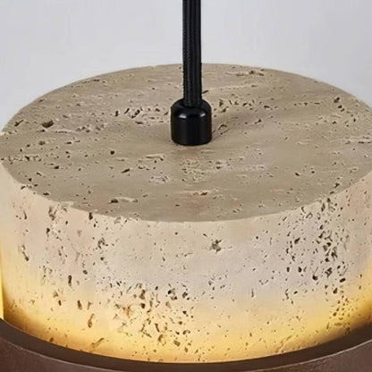 Retro Stone Wabi-Sabi Pendant Light