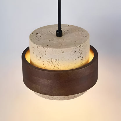 Retro Stone Wabi-Sabi Pendant Light