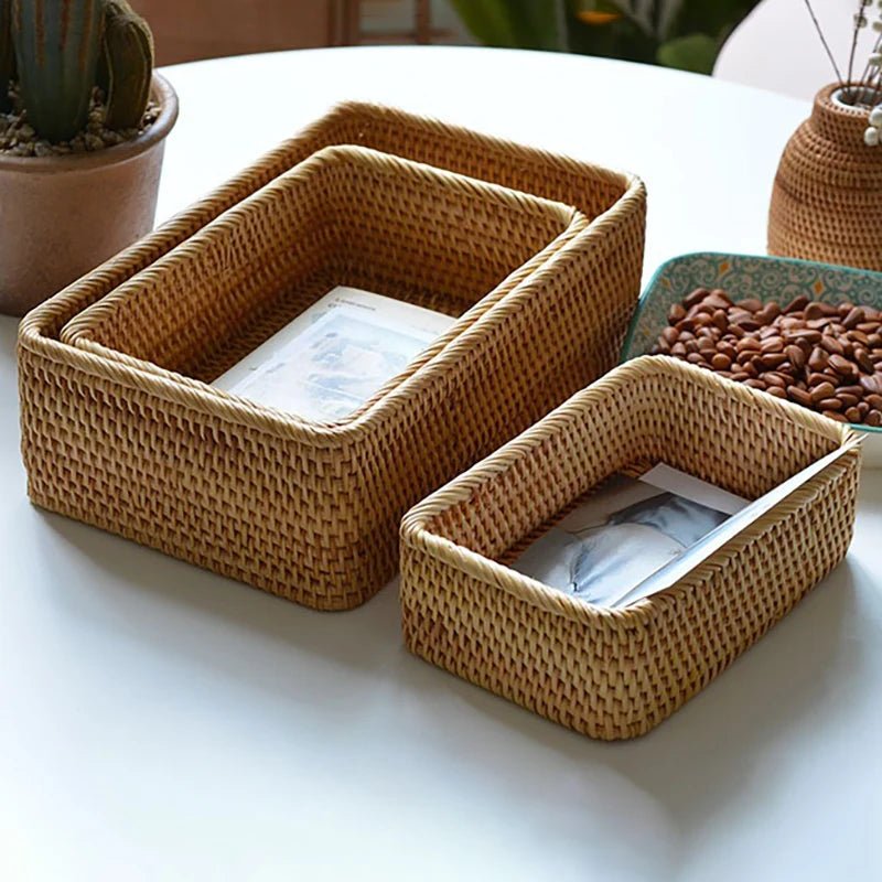 Rattan Storage Basket - TheOrivana