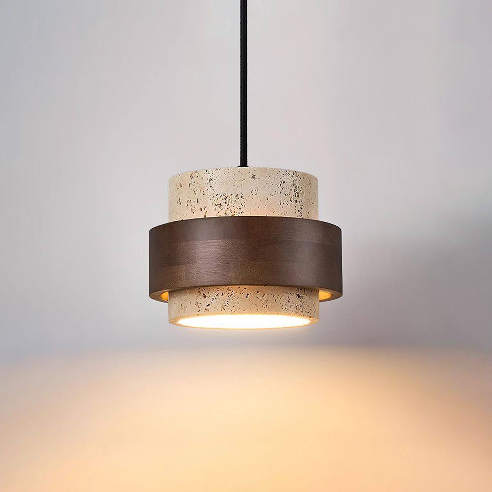 Retro Stone Wabi - Sabi Pendant Light - TheOrivana