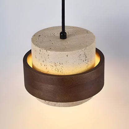 Retro Stone Wabi - Sabi Pendant Light - TheOrivana