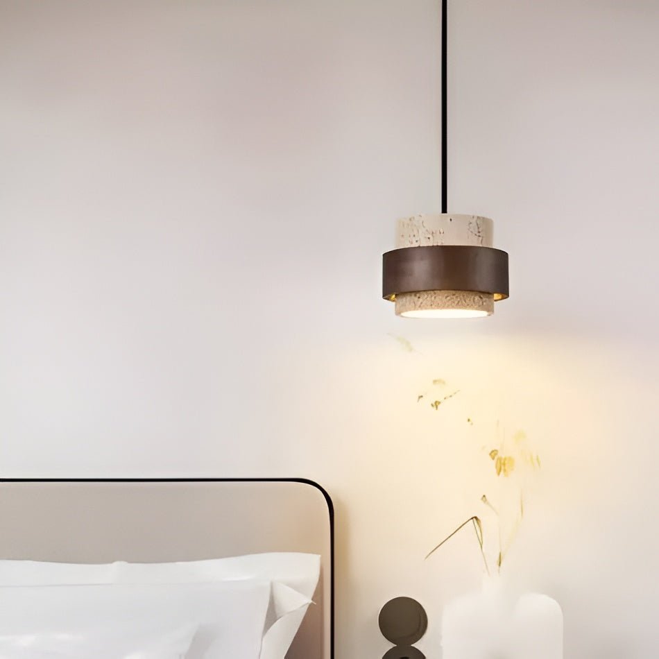 Retro Stone Wabi - Sabi Pendant Light - TheOrivana