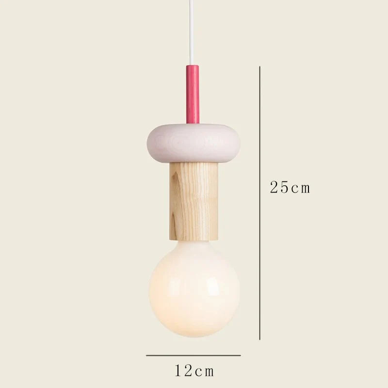 Nordic Wood LED Pendant Light
