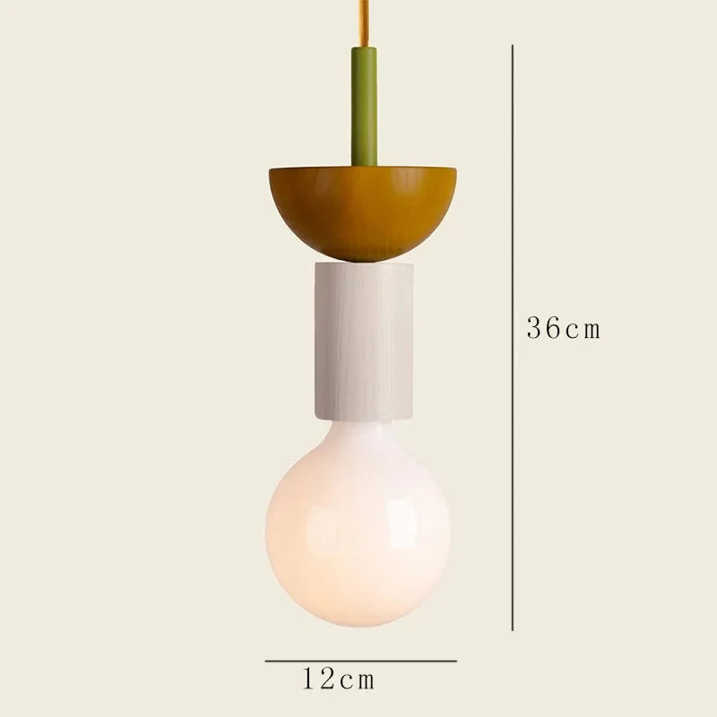 Nordic Wood LED Pendant Light