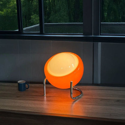Vintage Bauhaus Glass Globe LED Table Lamp - TheOrivana