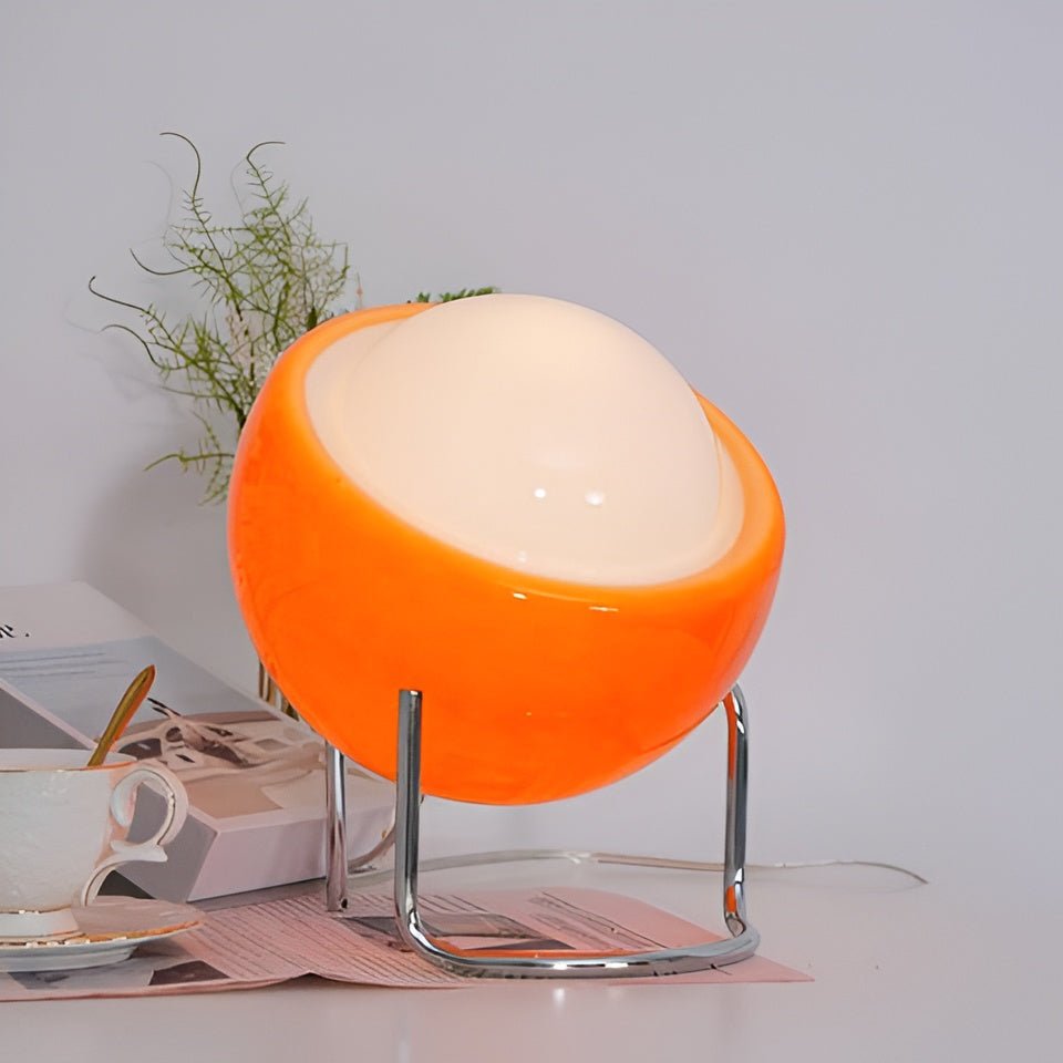 Vintage Bauhaus Glass Globe LED Table Lamp - TheOrivana