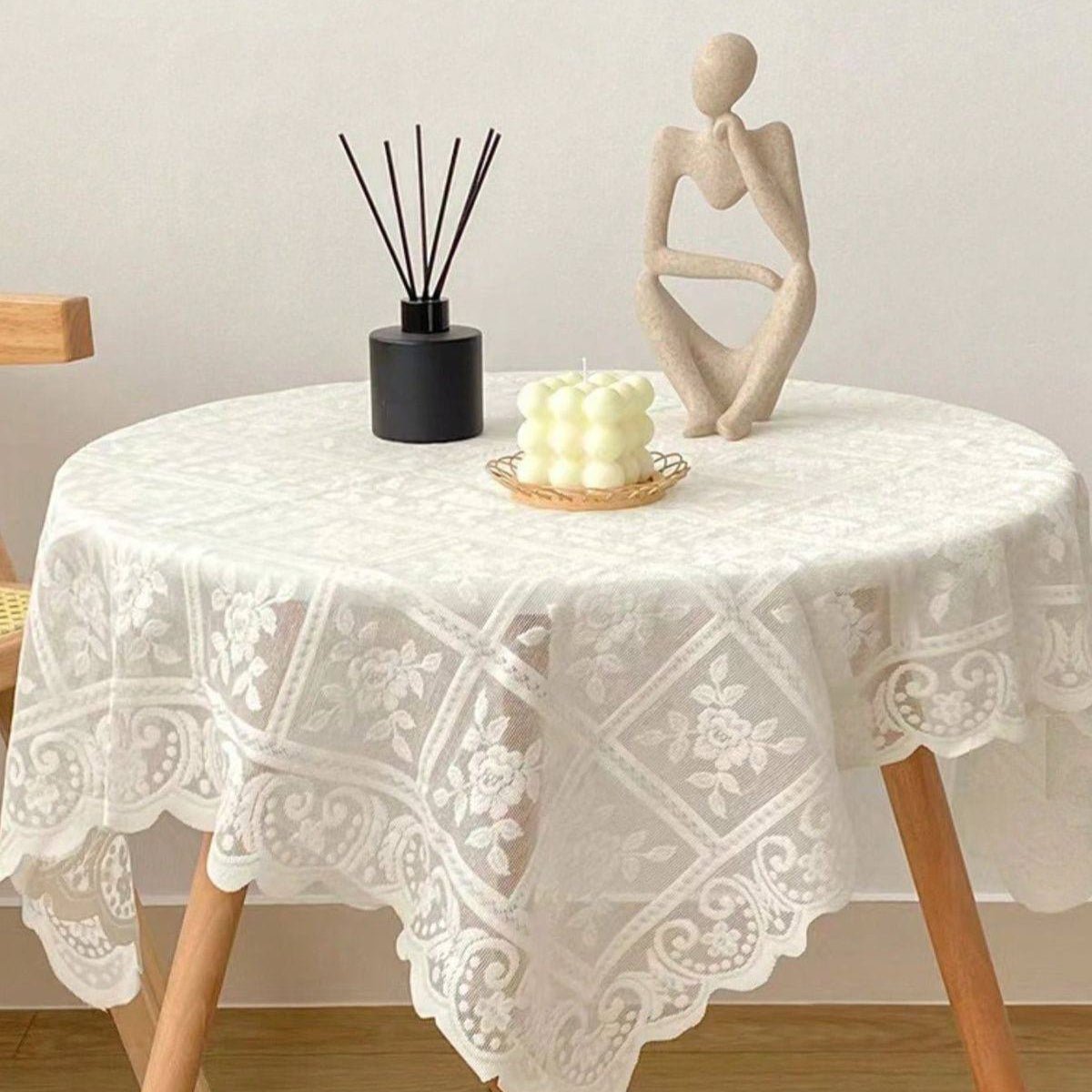 Vintage Lace Tablecloth - TheOrivana